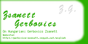 zsanett gerbovics business card